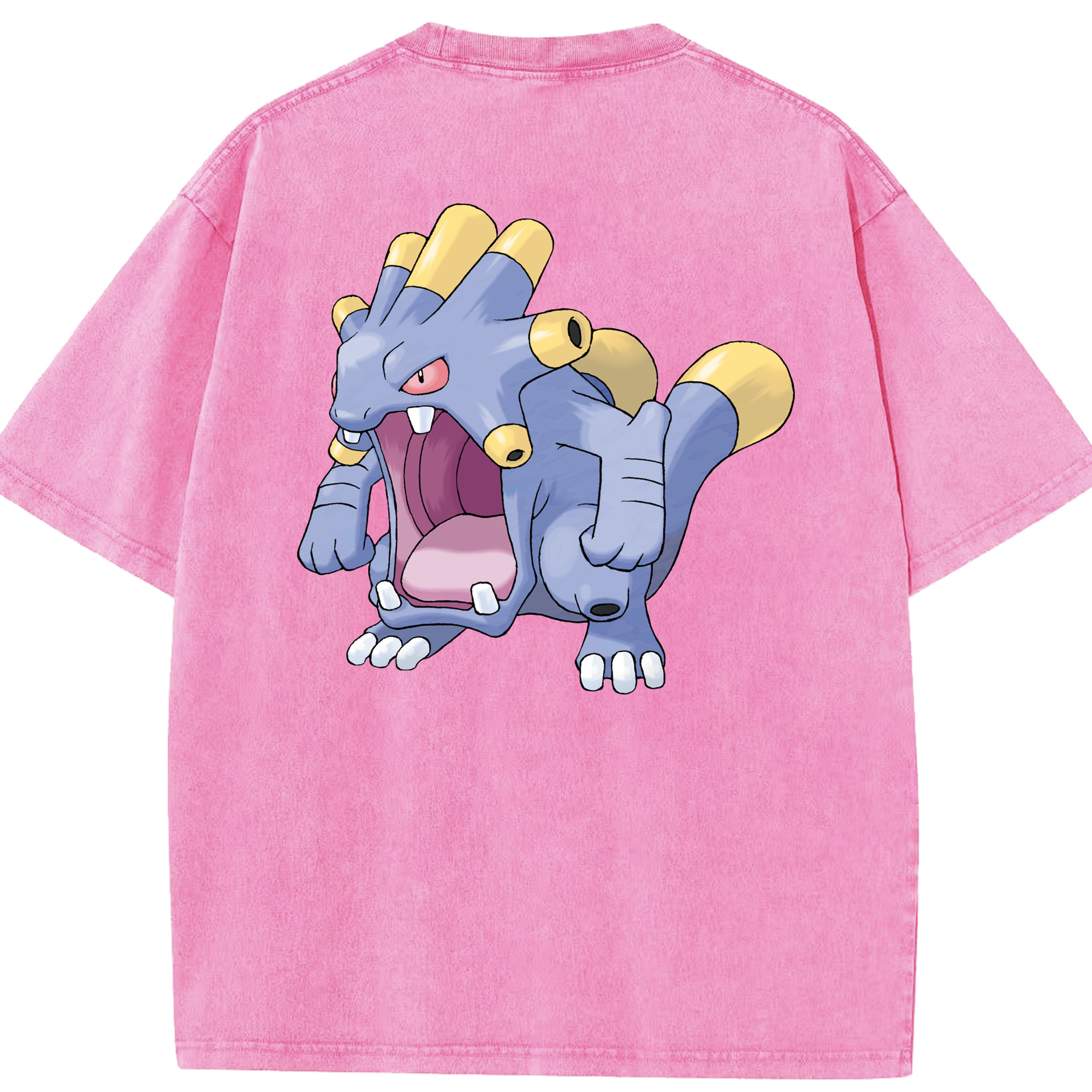 （画像用） ポケットモンスター Pokémon 綿100% ヴィンテージ風 半袖Tシャツ（背面プリント）